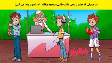 تست تصویری شناسایی فرد بیگانه