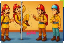 سوال تصویری مأمور آتش نشان