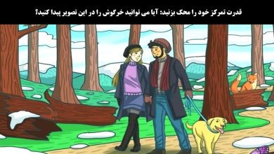آزمون قدرت دید با خرگوش